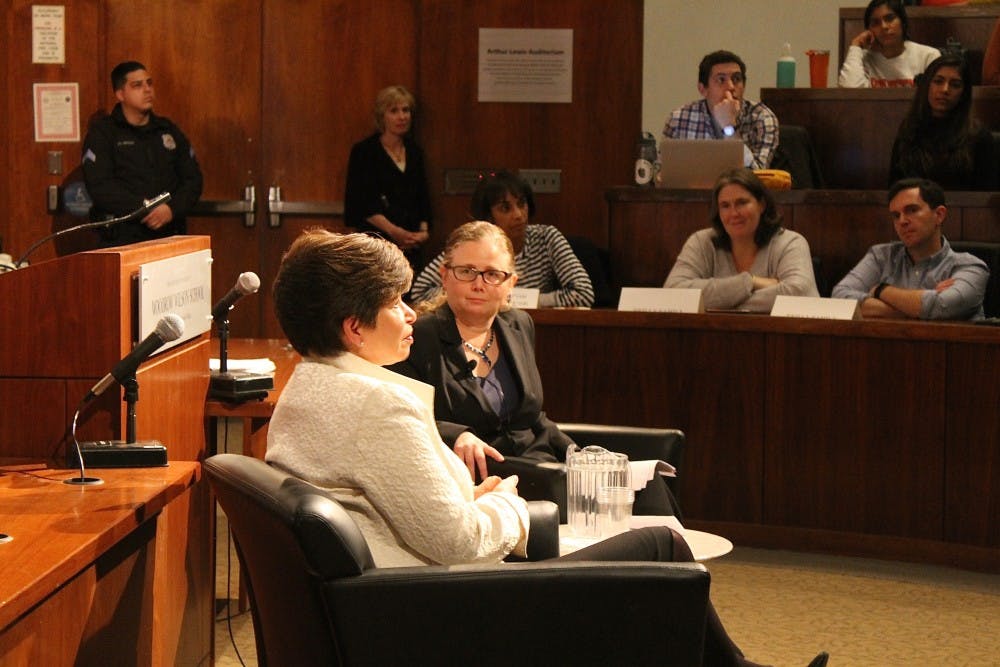 Former senior advisor to President Barack Obama, Valerie Jarrett, spoke at the University