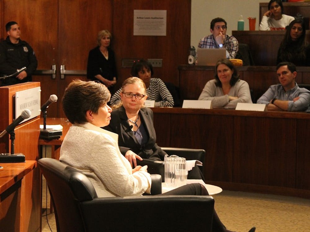 Former senior advisor to President Barack Obama, Valerie Jarrett, spoke at the University