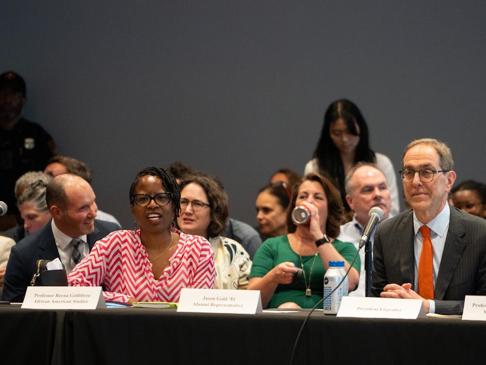 Various people sitting and talking