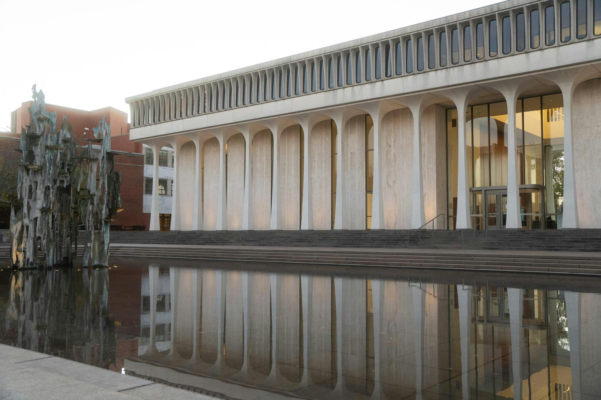 The north face of the SPIA building. 