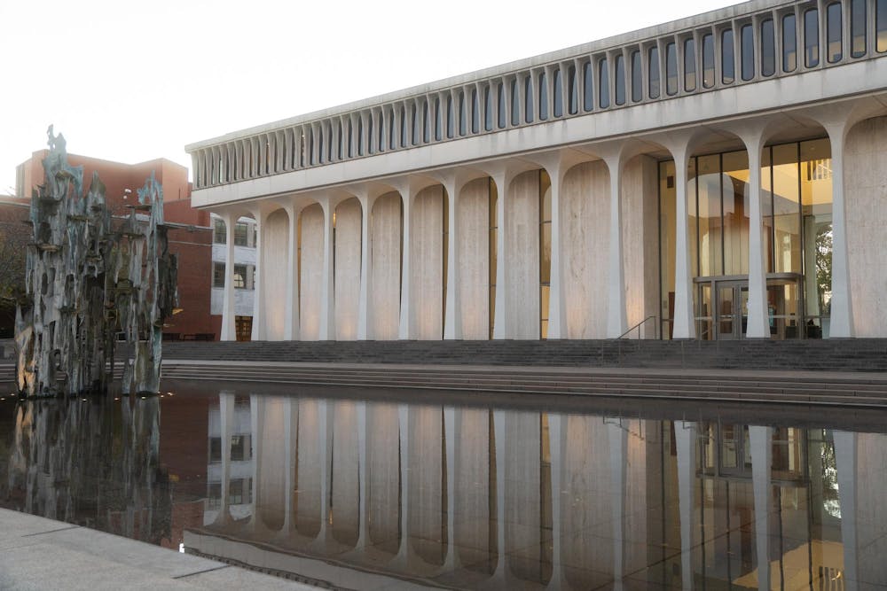 The north face of the SPIA building. 