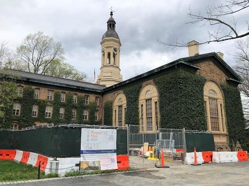 nassau hall construction 