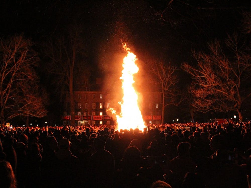 First bonfire since 2013 draws large crowd