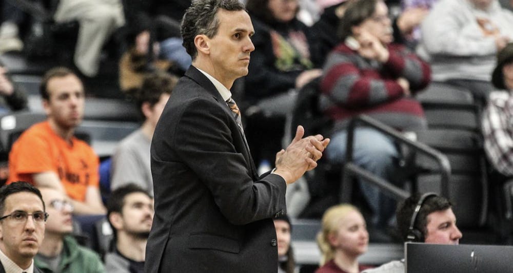 <h5>Head Coach Mitch Henderson named NABC District 13 Coach of the Year.&nbsp;</h5>
<h6>Photo courtesy of <a href="https://goprincetontigers.com/sports/mens-basketball/roster/coaches/mitch-henderson/9657" target="_self">GoPrincetonTigers.com</a></h6>