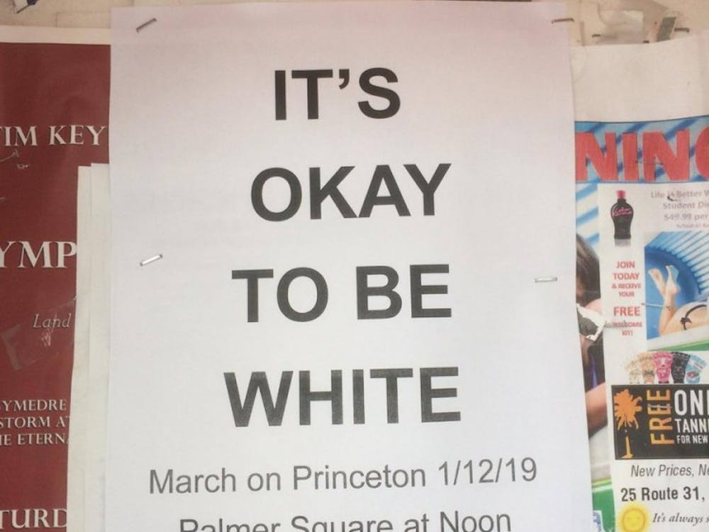 okay to be white supremacist flyer