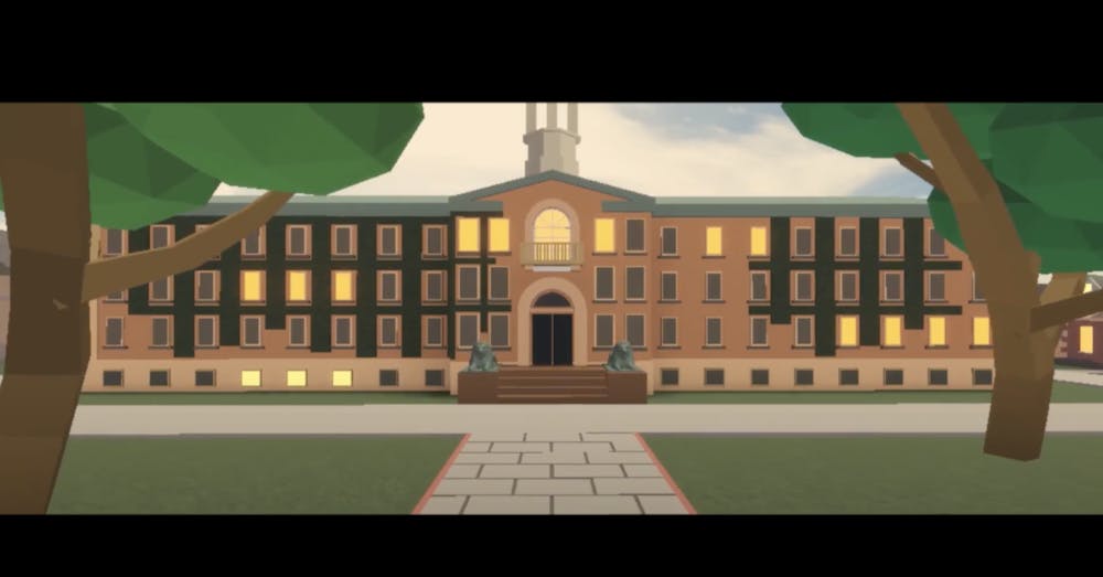 Members Of The Class Of 2024 Unveil Virtual Interactive Campus In Roblox The Princetonian - how to change your roblox backround