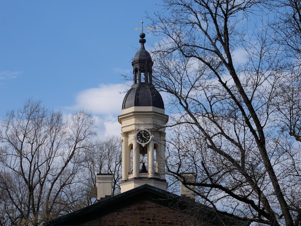 Building with trees in front.
