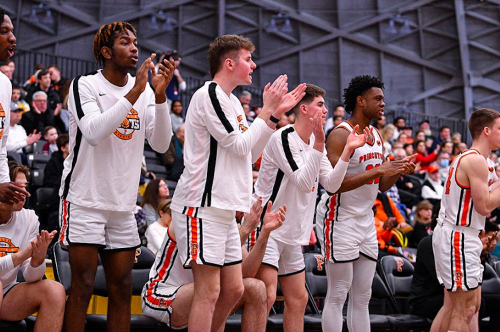 <h5>The Tigers will face off against Penn in the semifinal round on Saturday.</h5>
<h6>Courtesy of <a href="https://twitter.com/PrincetonMBB/status/1632164007145611265?s=20" target="_self">@PrincetonMBB/Twitter.</a></h6>