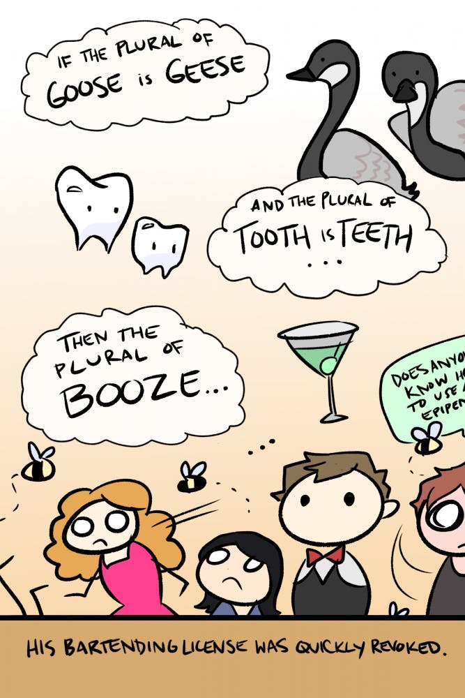 Bees and Booze Cartoon