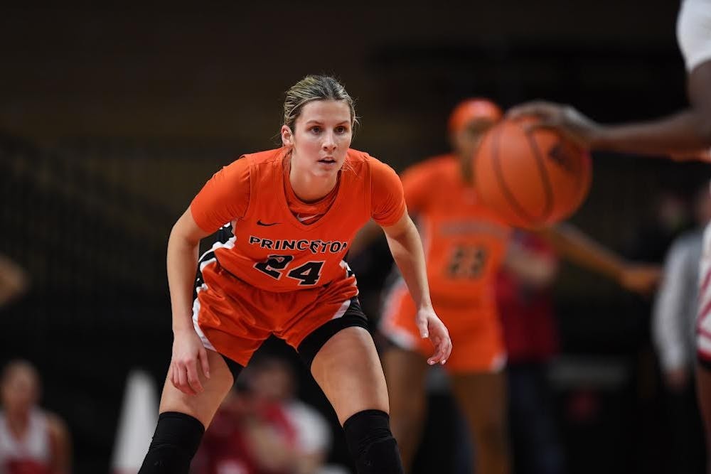 <h5>Senior Guard Julia Cunningham was named Ivy League Player of the Week for her part in the win over Rutgers.</h5>
<h6>Courtesy of Princeton Athletics.</h6>