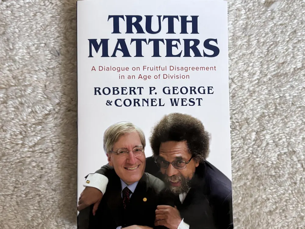 "Truth matters: a Dialogue on Fruitful Disagreement in an Age of Division" book cover.