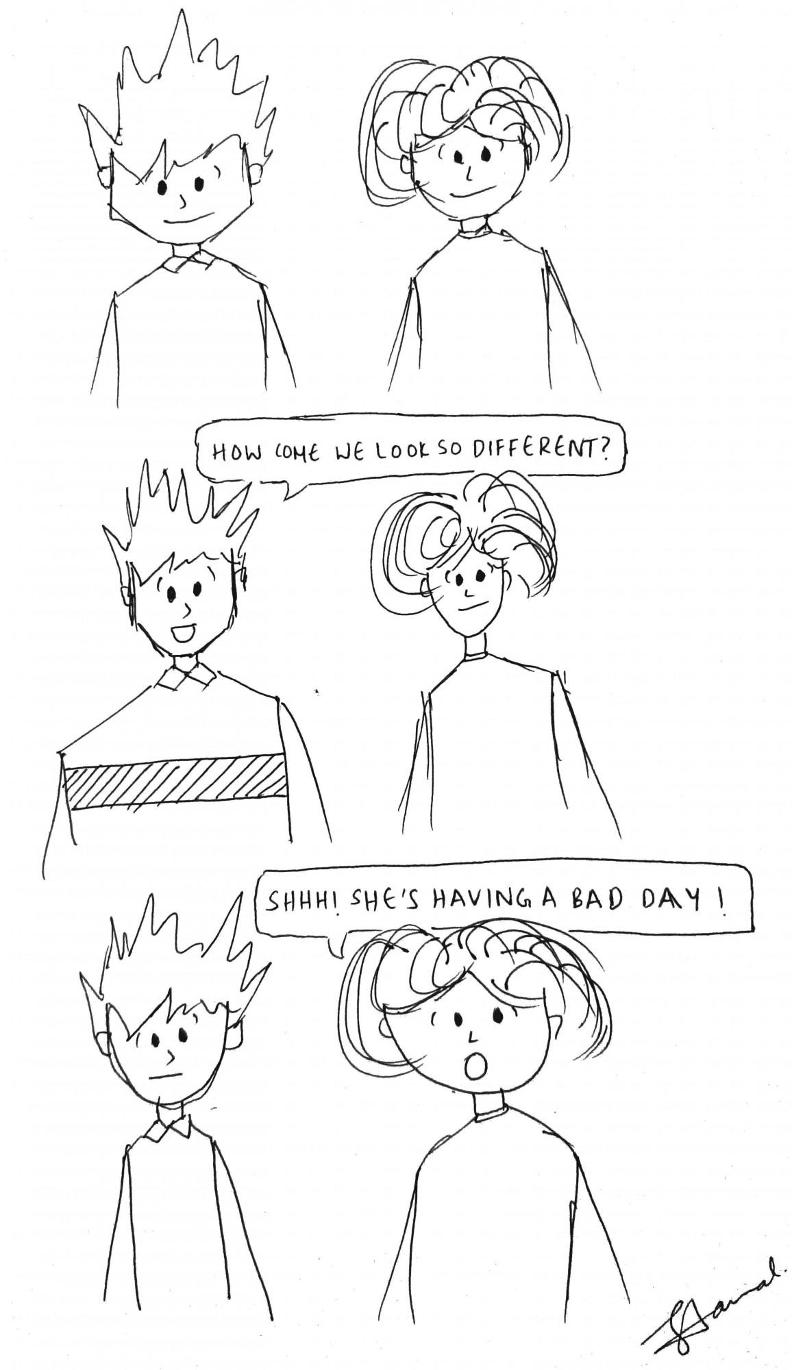 A Day in the Life (of a Cartoonist) (Sheherzad Jamal)