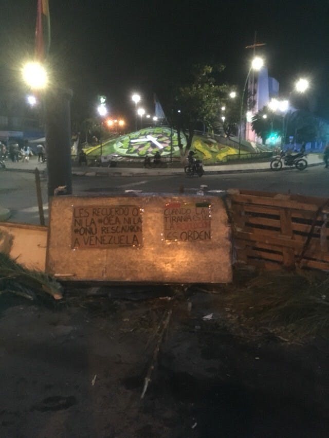 Bolivia blockade