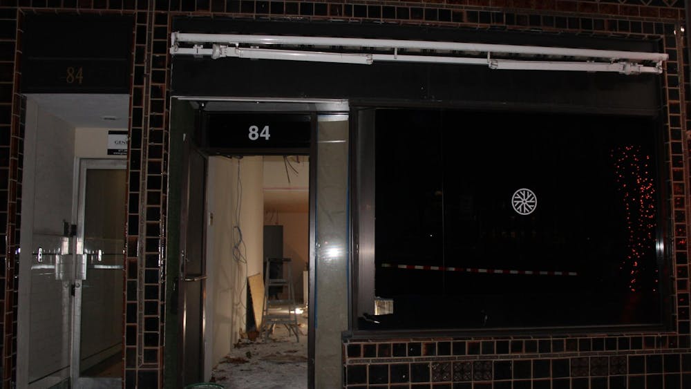 A building under construction.