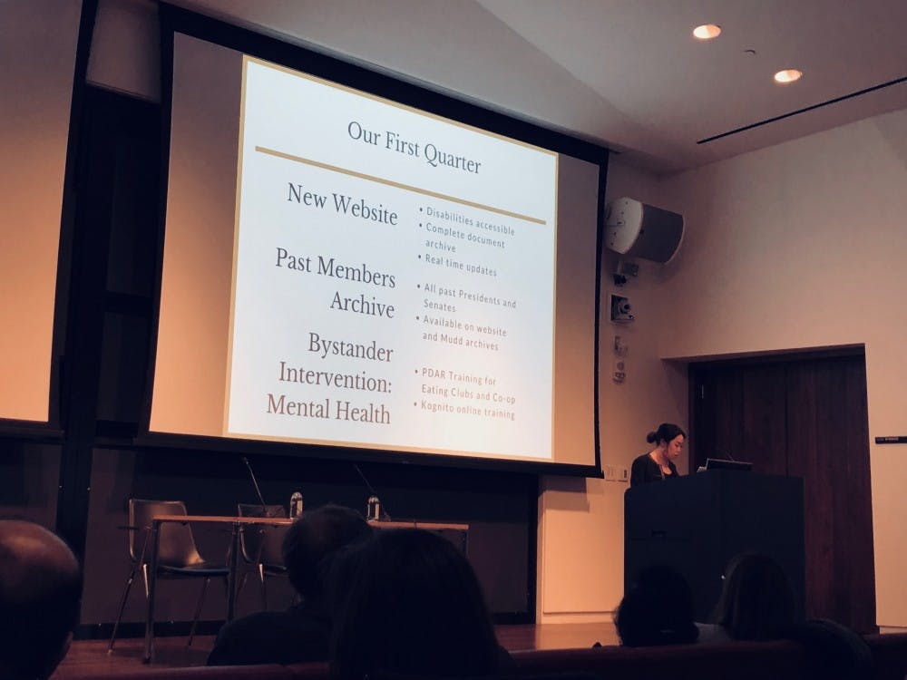 USG President Rachel Yee '19 discusses USG's aims for the year.