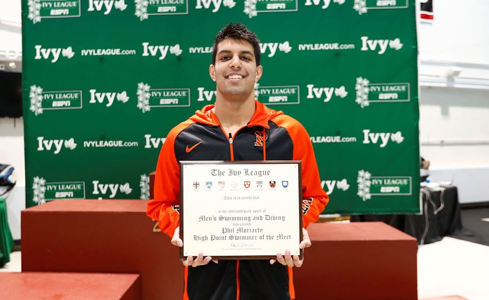 <p>Senior Charlie Minns was named Career High Point Diver of the meet at the Ivy League Championships.</p>
<p><br></p>
<p>Credits: goPrincetonTigers</p>