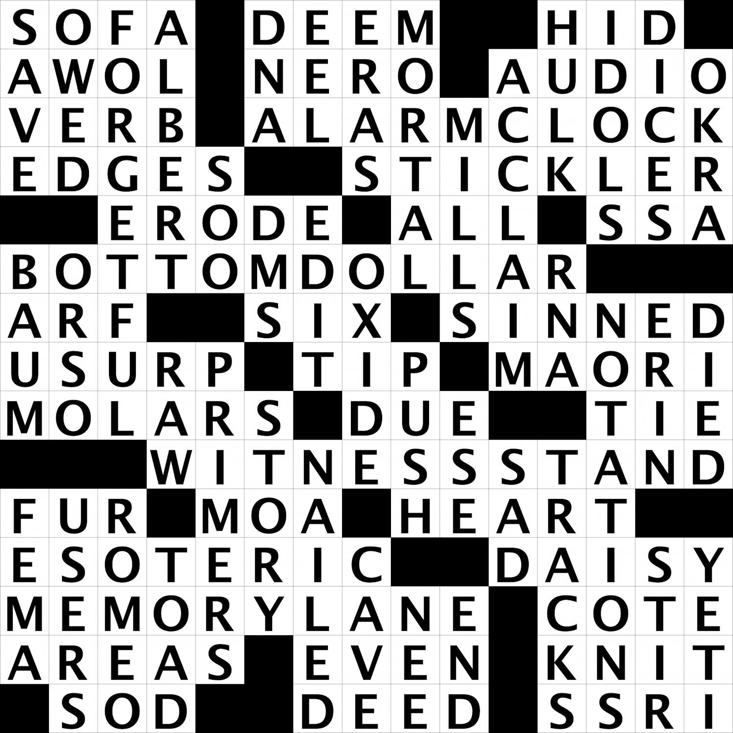 Crossword Solutions November 4 2022 The Princetonian Crossword solutions november 4 2022 the princetonian