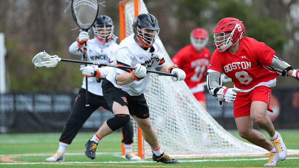 <h5>Men’s lacrosse won both of its games last week.</h5>
<h6>Courtesy of Shelley M. Szwast/GoPrincetonTigers.</h6>