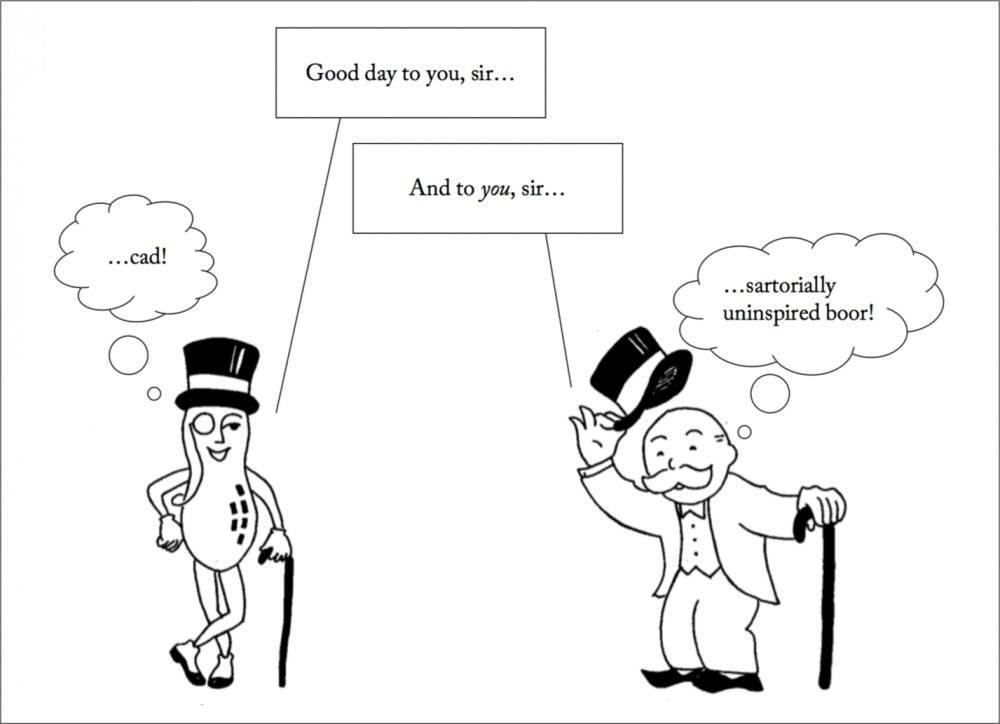 Mr. Peanut Meets Mr. Monopoly