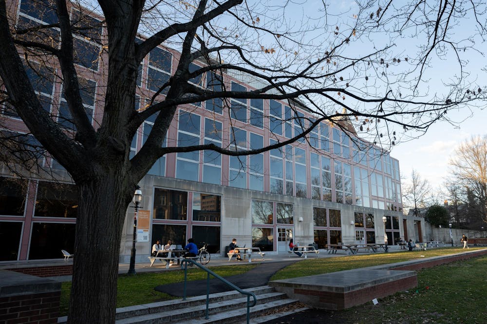 Frist Campus Center on a sunny day. 
