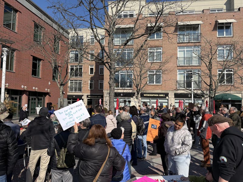 Princeton residents rally for congressional check on U.S. military action in Iran