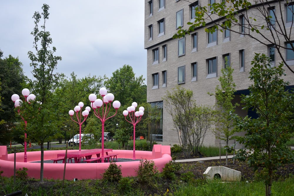 <h5>After being under construction the past year, New College West and Yeh College are now bringing pops of color to south campus.</h5>
<h6>Angel Kuo / The Daily Princetonian</h6>
