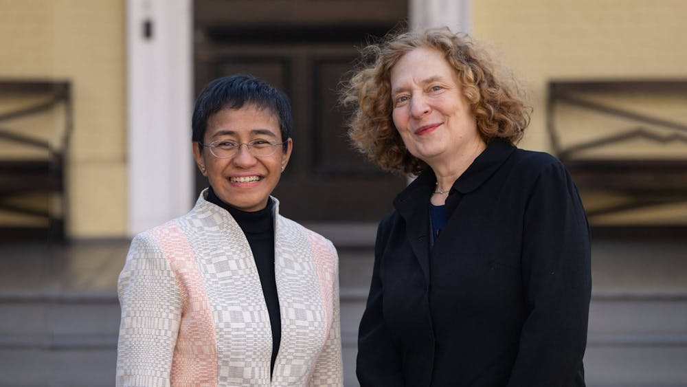 <h5>Maria Ressa (left) and Julia Wolfe (right) have received the highest honors for Princeton alumni.</h5>
<h6>Sameer A. Khan/Fotobuddy / <a href="https://www.princeton.edu/news/2022/02/21/nobel-laureate-maria-ressa-composer-julie-wolfe-and-student-award-winners-honored"><u>Office of Communications</u></a>&nbsp;</h6>