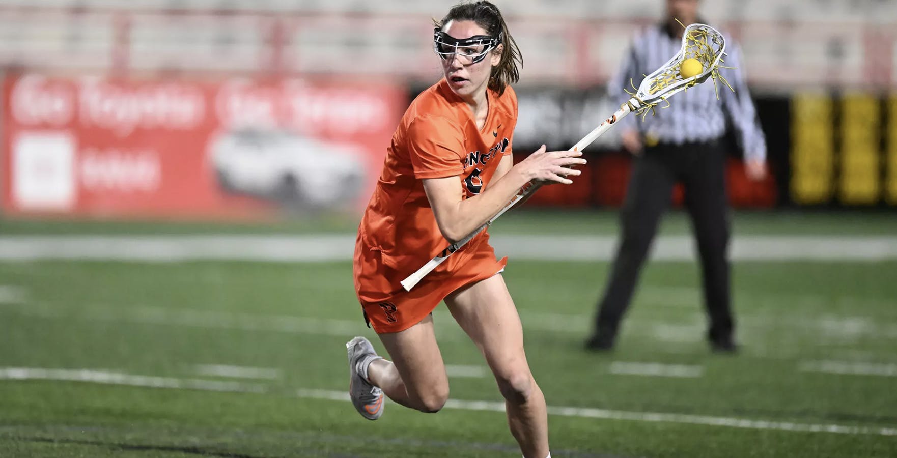 sophomore midfielder Kari Bounanno april 2023