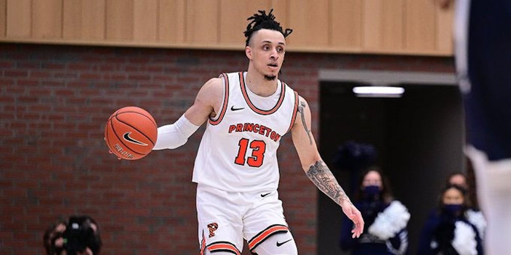 <h5>Senior guard Jaelin Llewellyn has scored more than 20 points in three of the last five games.</h5>
<h6>Courtesy of @PrincetonMBB/Twitter.</h6>