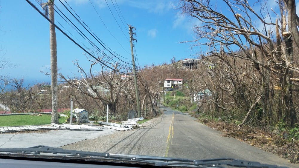 Devastation on the U.S. Virgin Islands