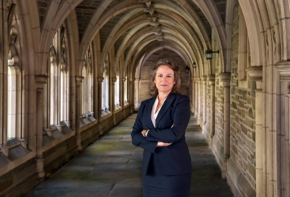 <p>Emily Carter has served as dean of the School of Engineering and Applied Science for the past three years.&nbsp;</p>
<p>Photo Credit: David Kelly Crow / Office of Communications</p>