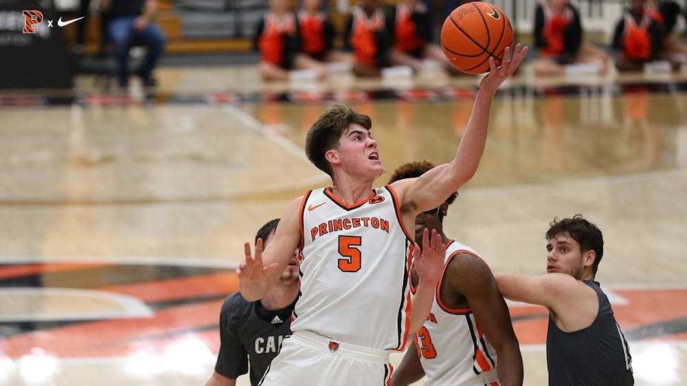 <h5>First-year guard Jack Scott had 13 points and nine rebounds, leading the team in both categories.</h5>
<h6>Courtesy of <a href="https://twitter.com/PrincetonMBB/status/1598147971874713602/photo/3" target="_self">@PrincetonMBB/Twitter.</a></h6>
