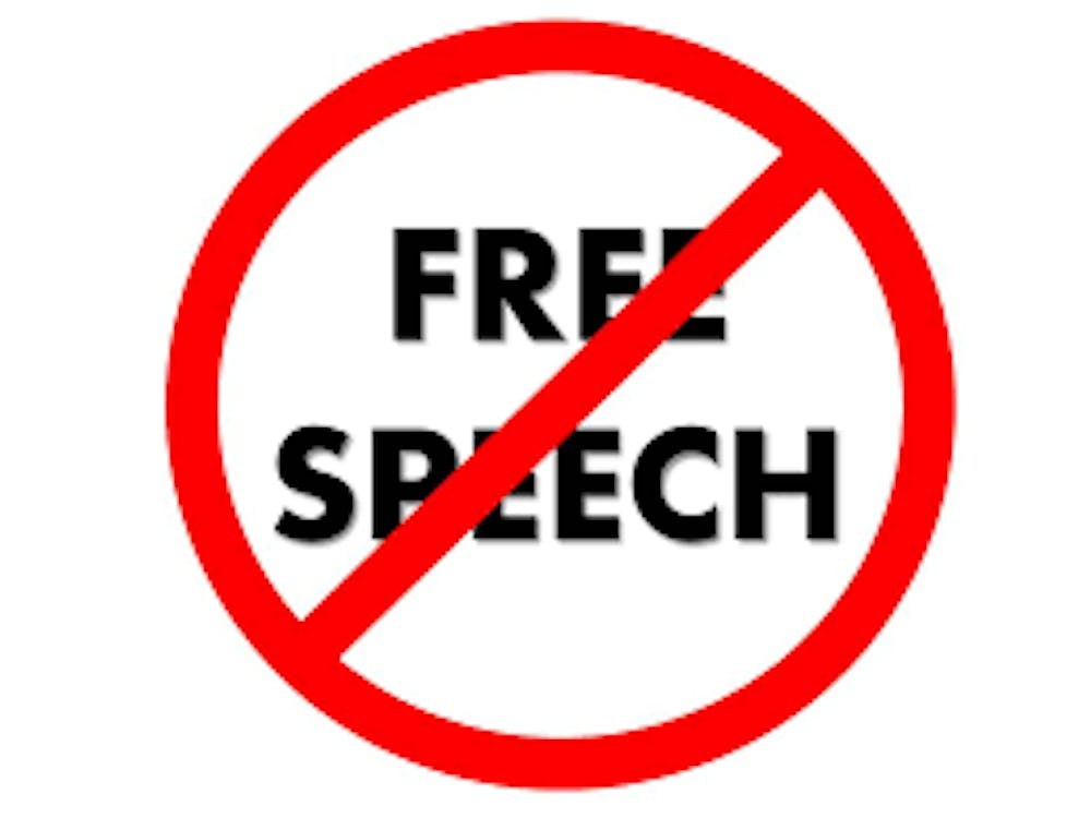 No free speech