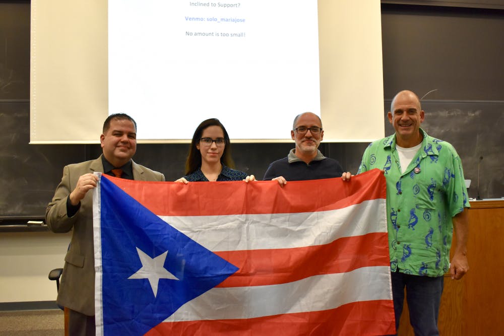 Panel held in Lewis Library spoke on the aftermath of Hurricane Maria