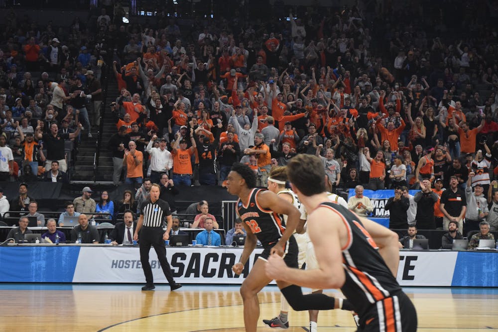 <h5>The win was the largest by a 15-seed in NCAA Tournament history.</h5>
<h6>Wilson Conn / The Daily Princetonian</h6>