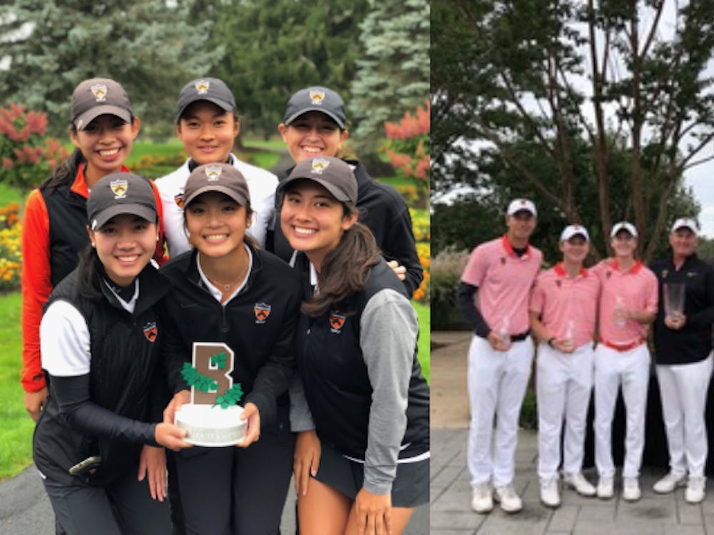 Men's and women's victory photo