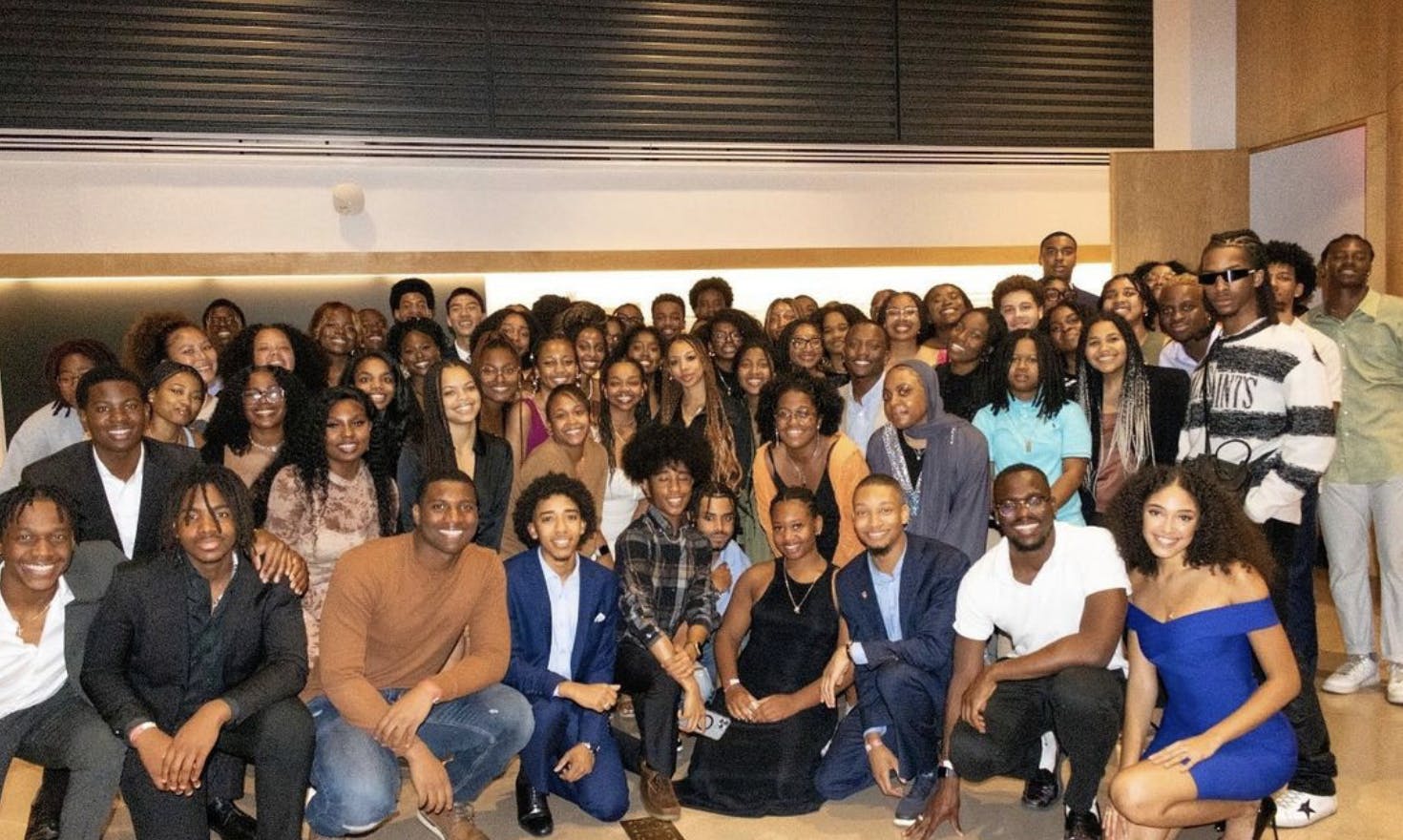Members of GAASA from Princeton, Harvard, Penn, and Cornell smile for a photo.