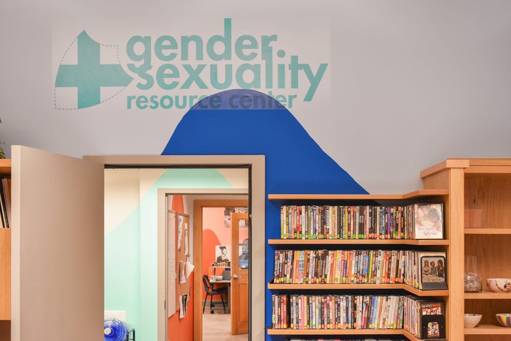 <h5>Apart from all the resources LGBTQ+ students need to succeed, the Gender and Sexuality Resource Center has their brightly colored study space in Frist Campus Center for everyone to enjoy.</h5>
<h6>Angel Kuo / The Daily Princetonian</h6>