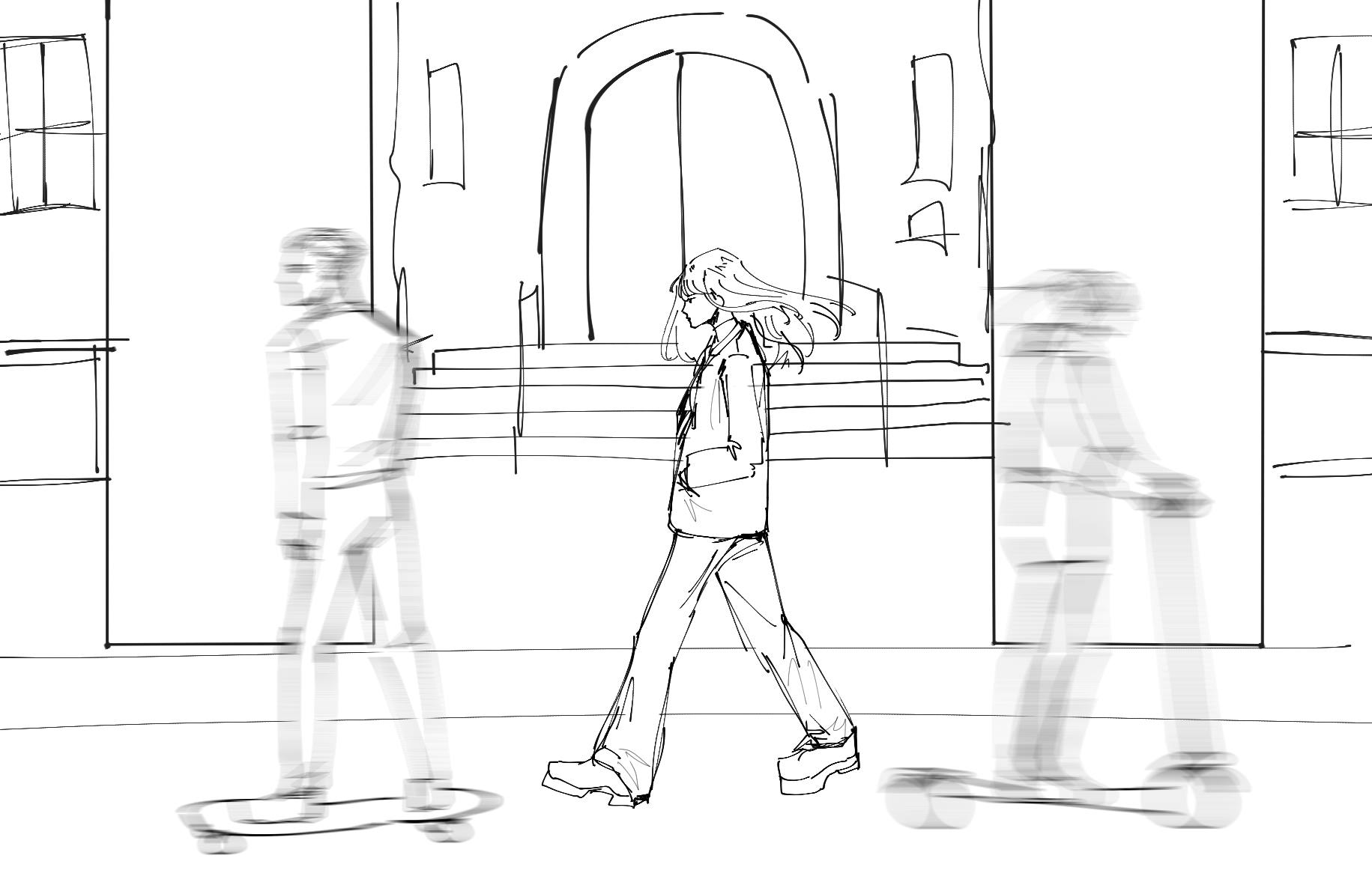 Walking on Campus (Sandy Lee).png