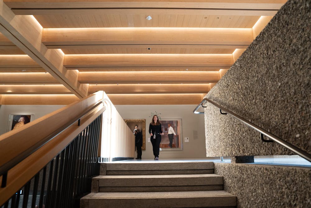 Top floor of the museum. 