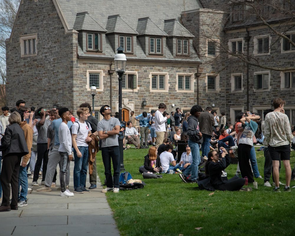 <h6>Ryland Graham / The Daily Princetonian</h6><h5>An eclipse viewing held in the Whitman courtyard.</h5>