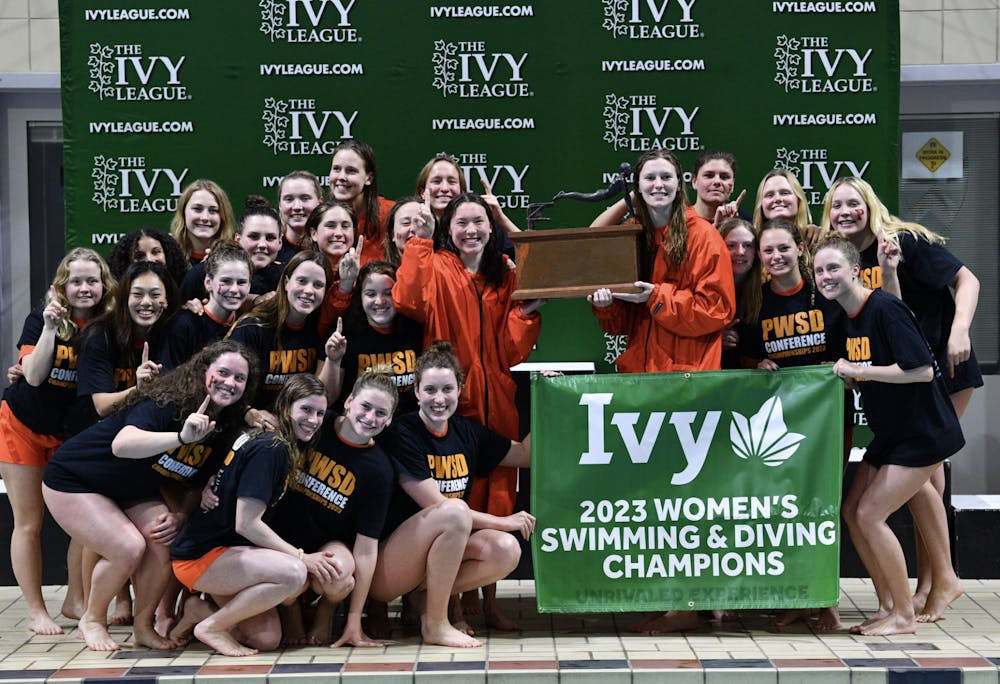 Women's swimming and diving Ivy Champs Feb 2023