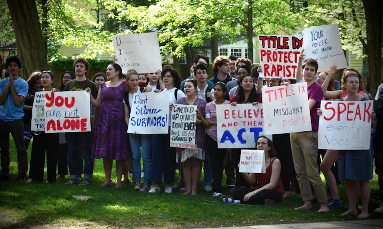 Day 1: Student Activists Demonstrate In Protest Of Title Ix Office For 