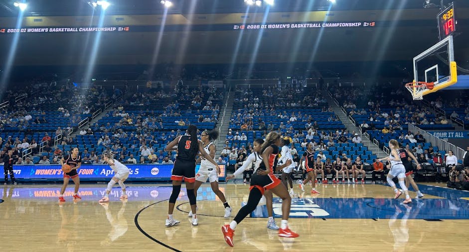 Princeton women's basketball team playing Oklahoma State.