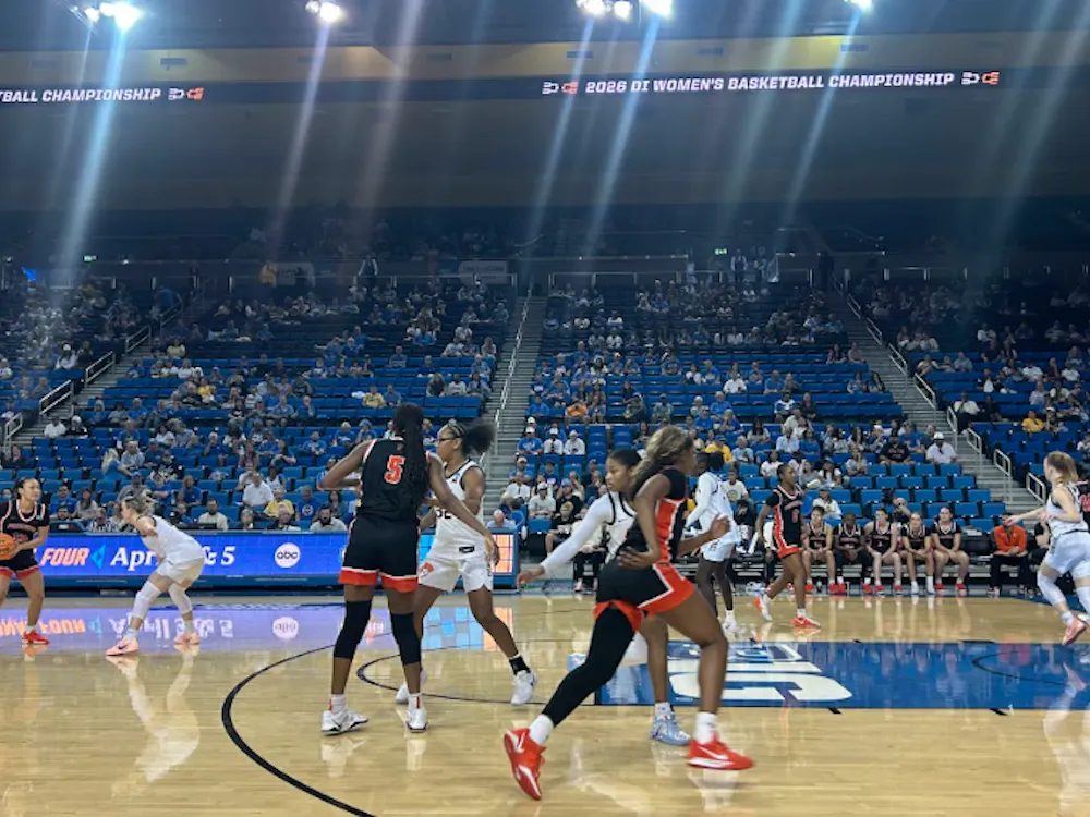 Princeton women's basketball team playing Oklahoma State.