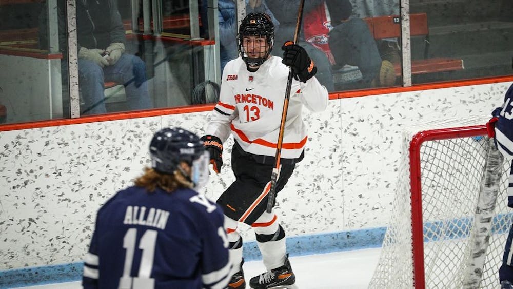 <h5>Sophomore forward Nick Seitz netted the Tigers’ second goal of the night.</h5>
<h6>Photo courtesy of Shelley Szwast/Go Princeton Tigers.</h6>