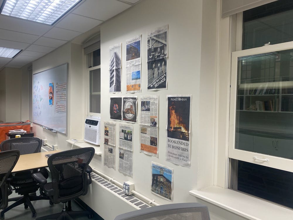 <h5>The ‘Prince’ newsroom&nbsp;</h5>
<h6>Marie Rose Sheinerman / The Daily Princetonian</h6>
