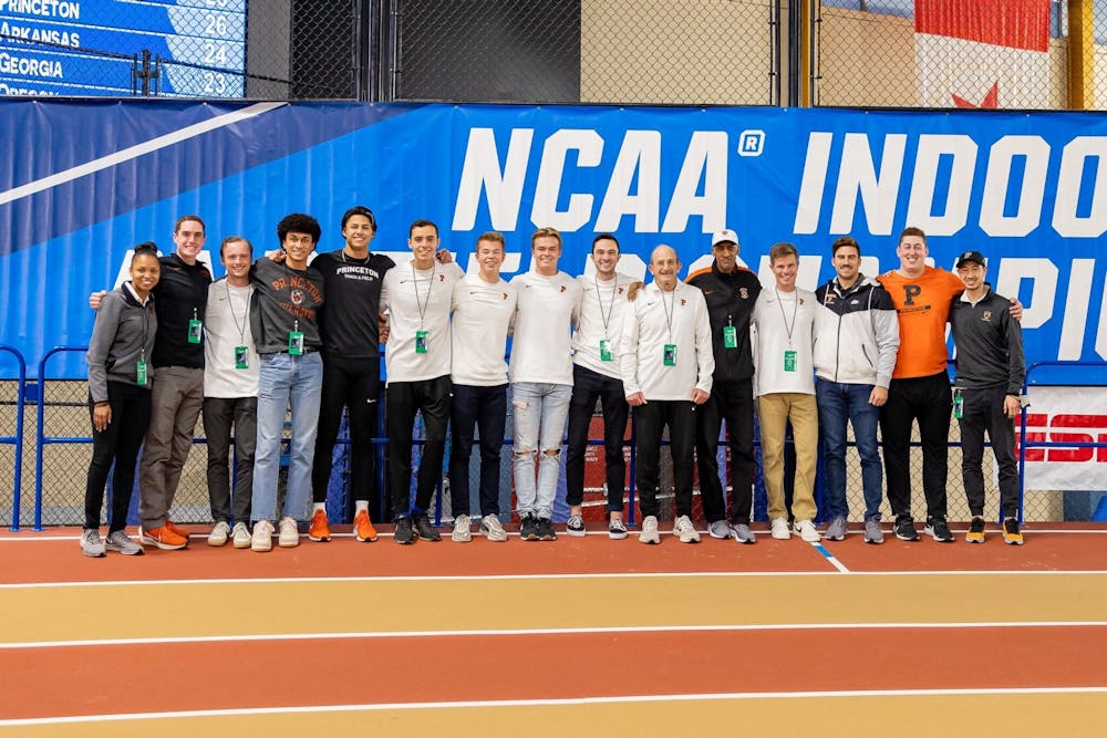 <h5>Men’s track and field at NCAA Indoor Championships.&nbsp;</h5>
<h6><a href="https://twitter.com/PrincetonTrack/status/1502819598382555142/photo/1" target="_self">@PrincetonTrack/Twitter.</a></h6>