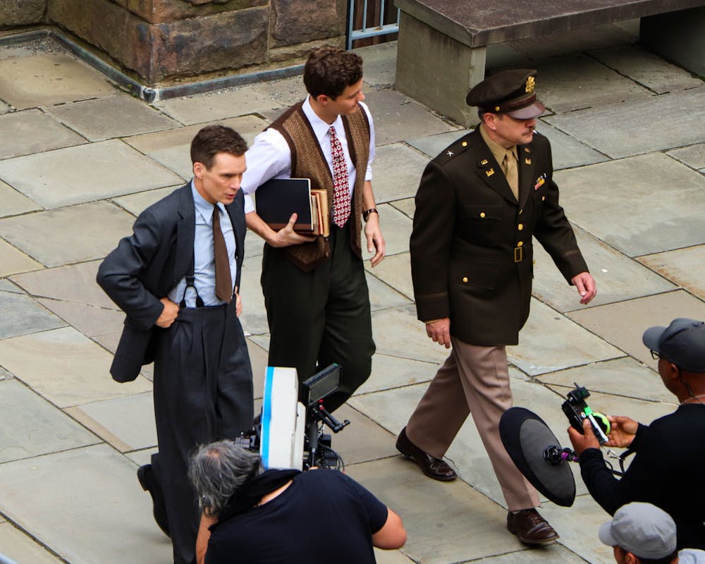 "Oppenheimer" filming at East Pyne