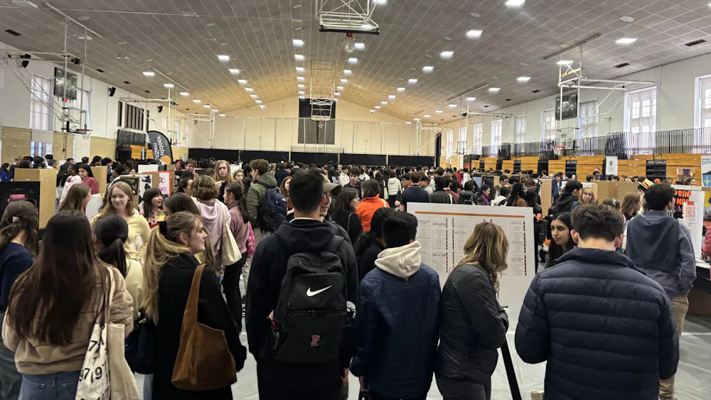 A packed Dillon gym.